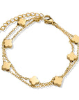 Clover gold bracelet - Tarnish free