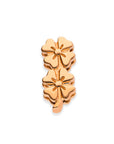 Mesh charm flowers rosé gold - Stainless steel