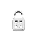 Mesh charm padlock silver - Stainless steel