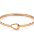 Bangle loop rosé gold - Stainless steel