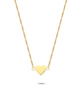 Heart necklace gold - Stainless steel