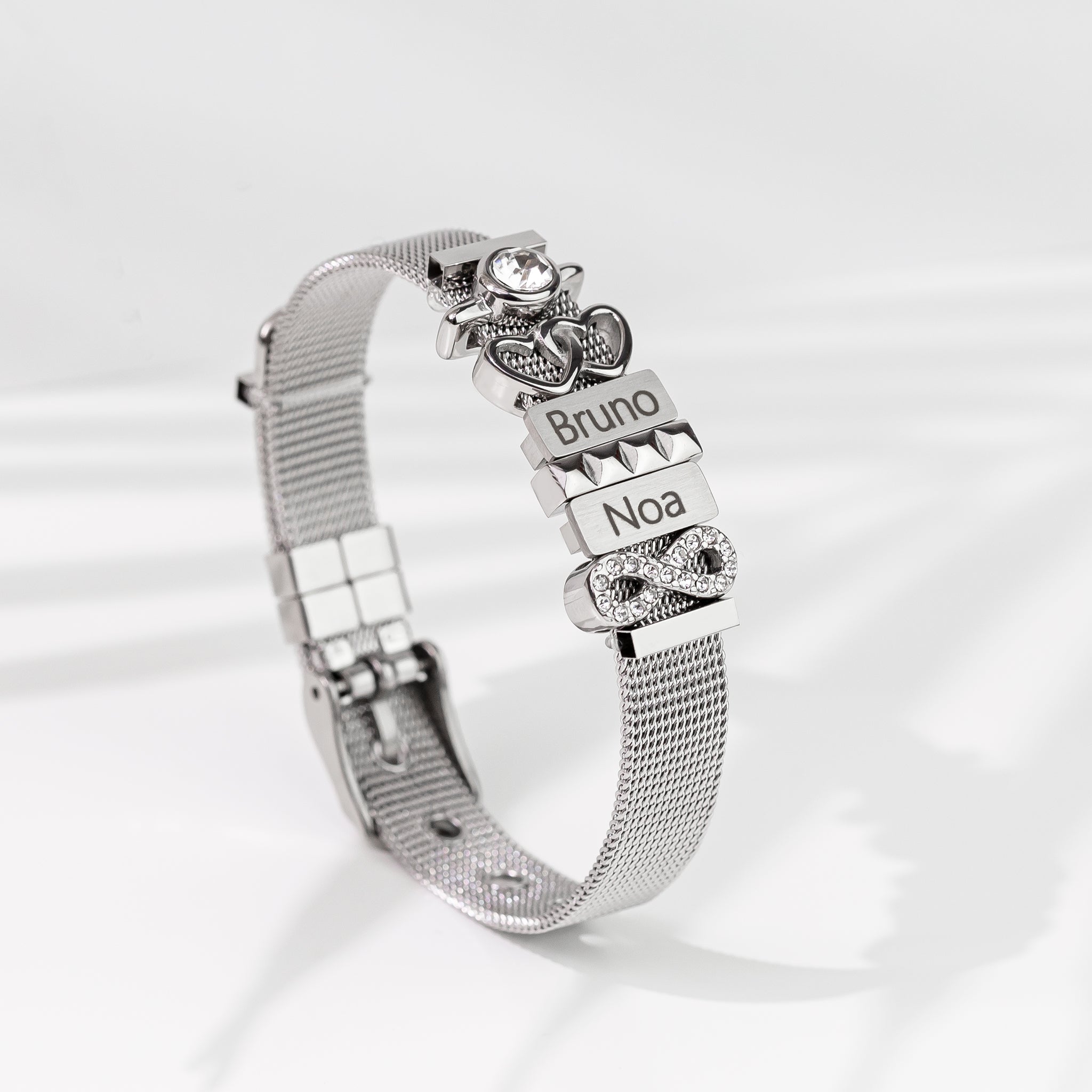 Mesh charm infinity stones - Tarnish free