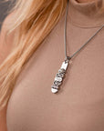 Mesh charm necklace - Tarnish free