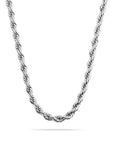 Twisted Rope Silver - Stainless steel
