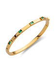 Emerald bangle gold 18K