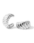 Ear cuff croissant silver - Stainless steel