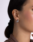 Curled drop earrings - No discoloration