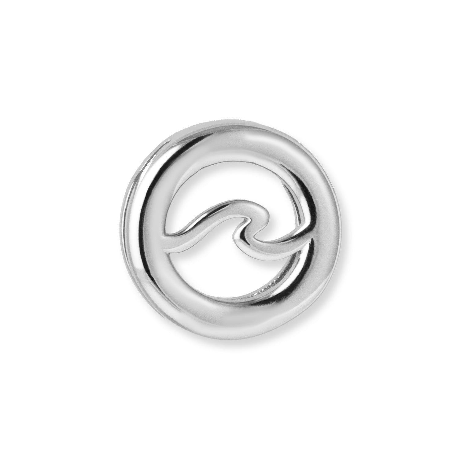 Mesh charm wave silver