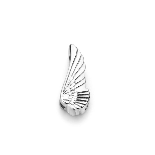 Mesh charm engel vleugel zilver