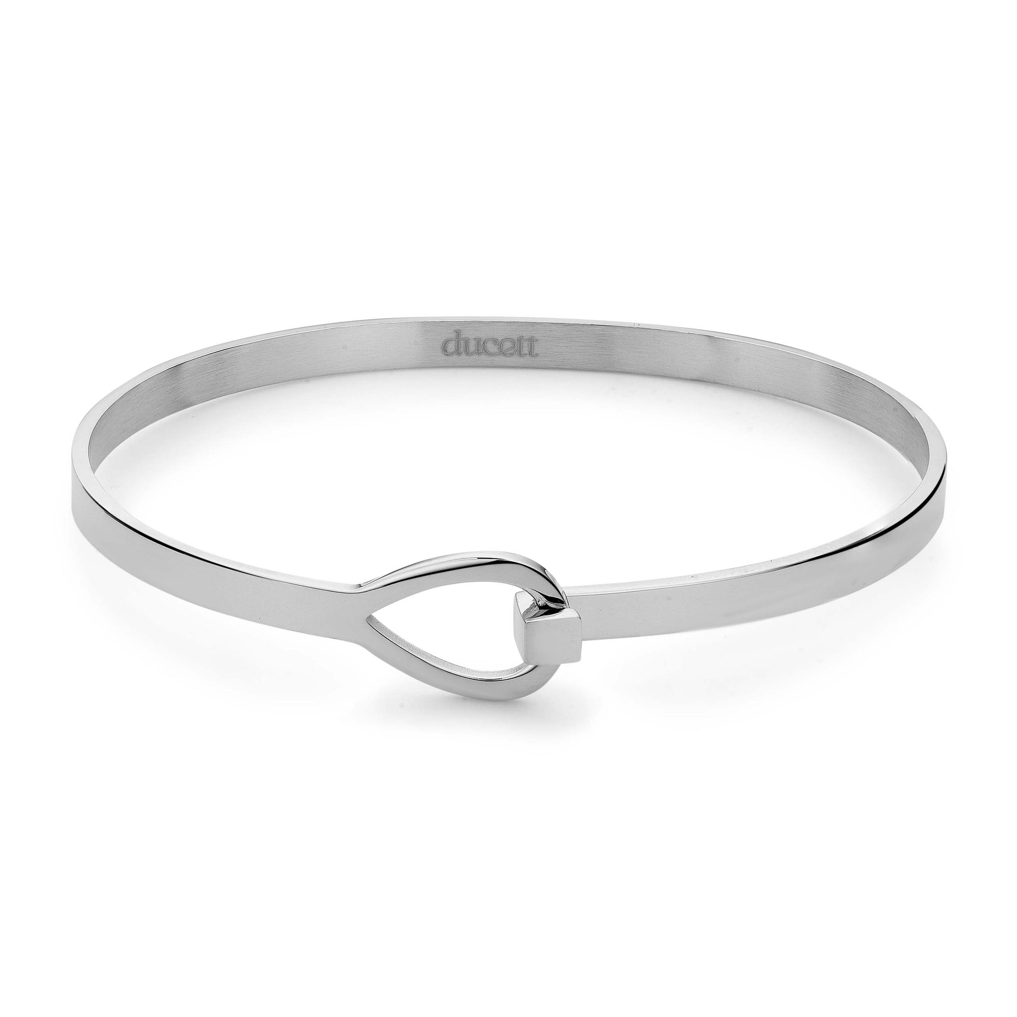Bangle loop silver - Stainless steel