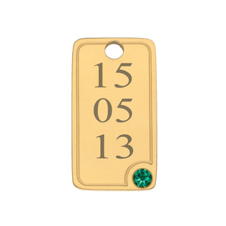 Date tag gold