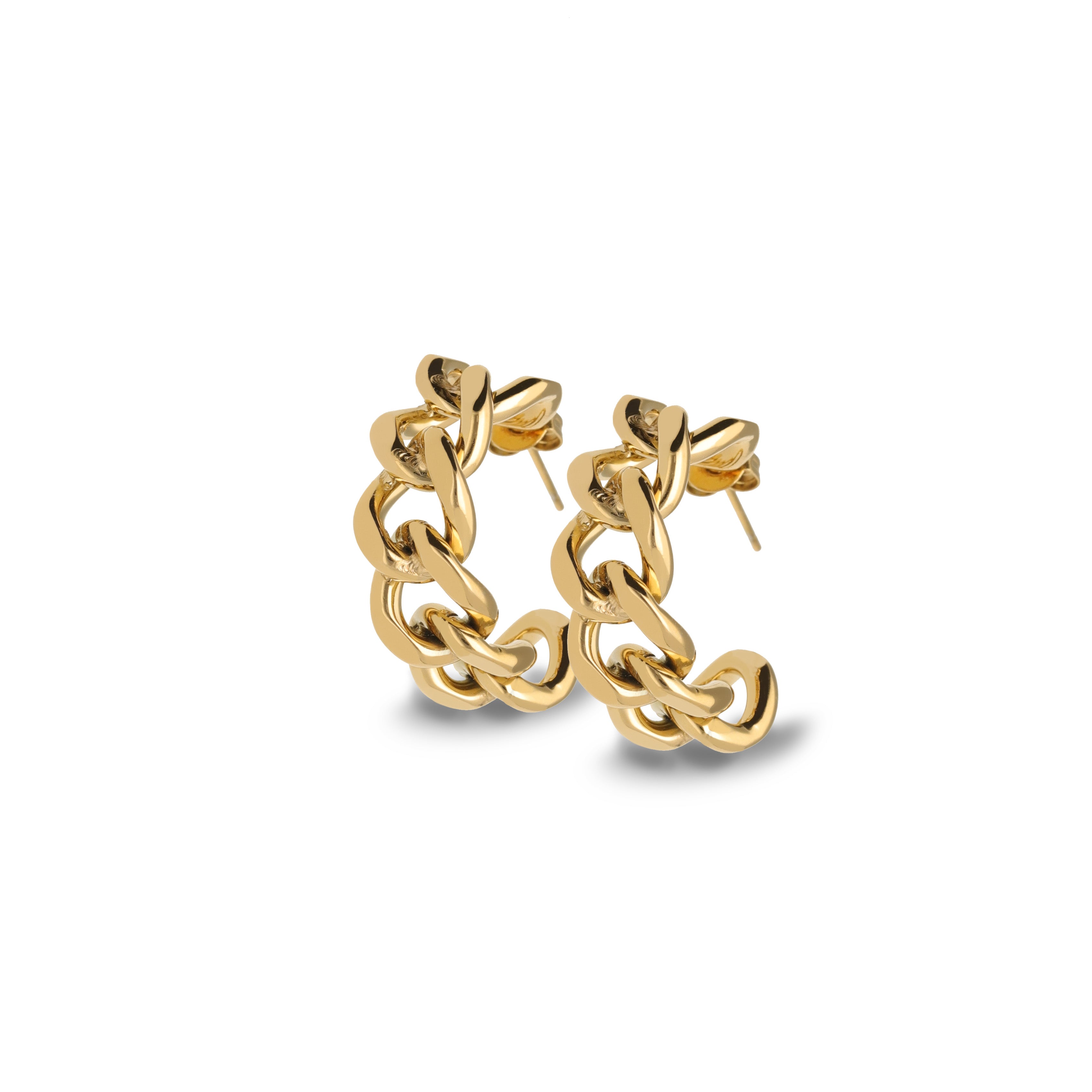 Chain earring gold