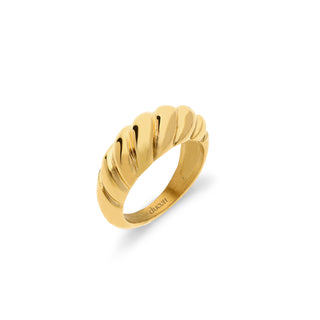 Croissant ring gold