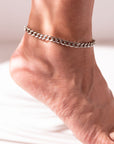Cuban anklet medium