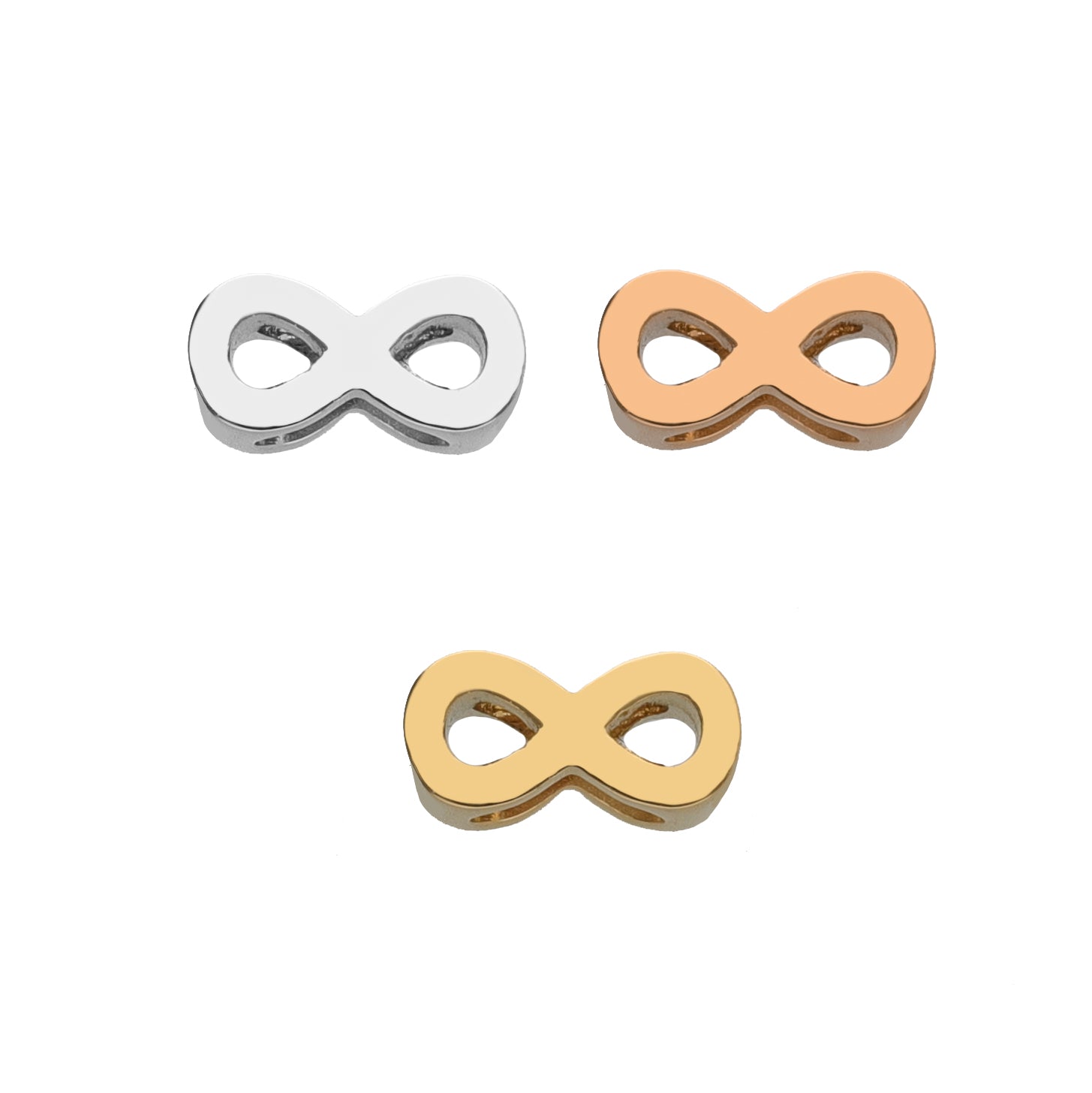 Letter charm infinity