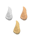 Letter charm angel wing