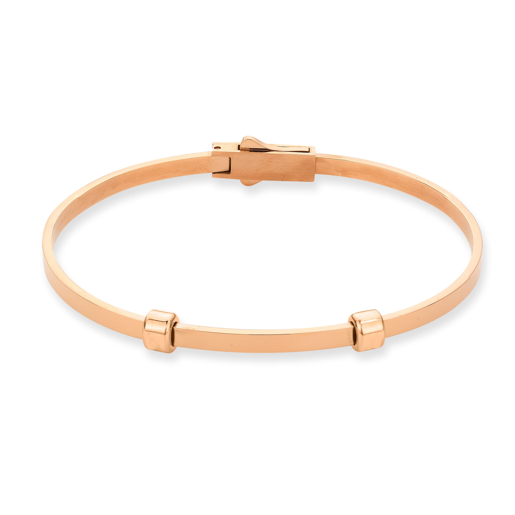 Letter bangle rosé gold - Personalized