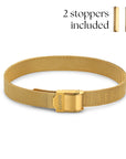 Mesh bracelet gold luxe