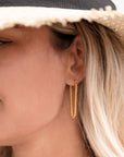 Rope earring gold