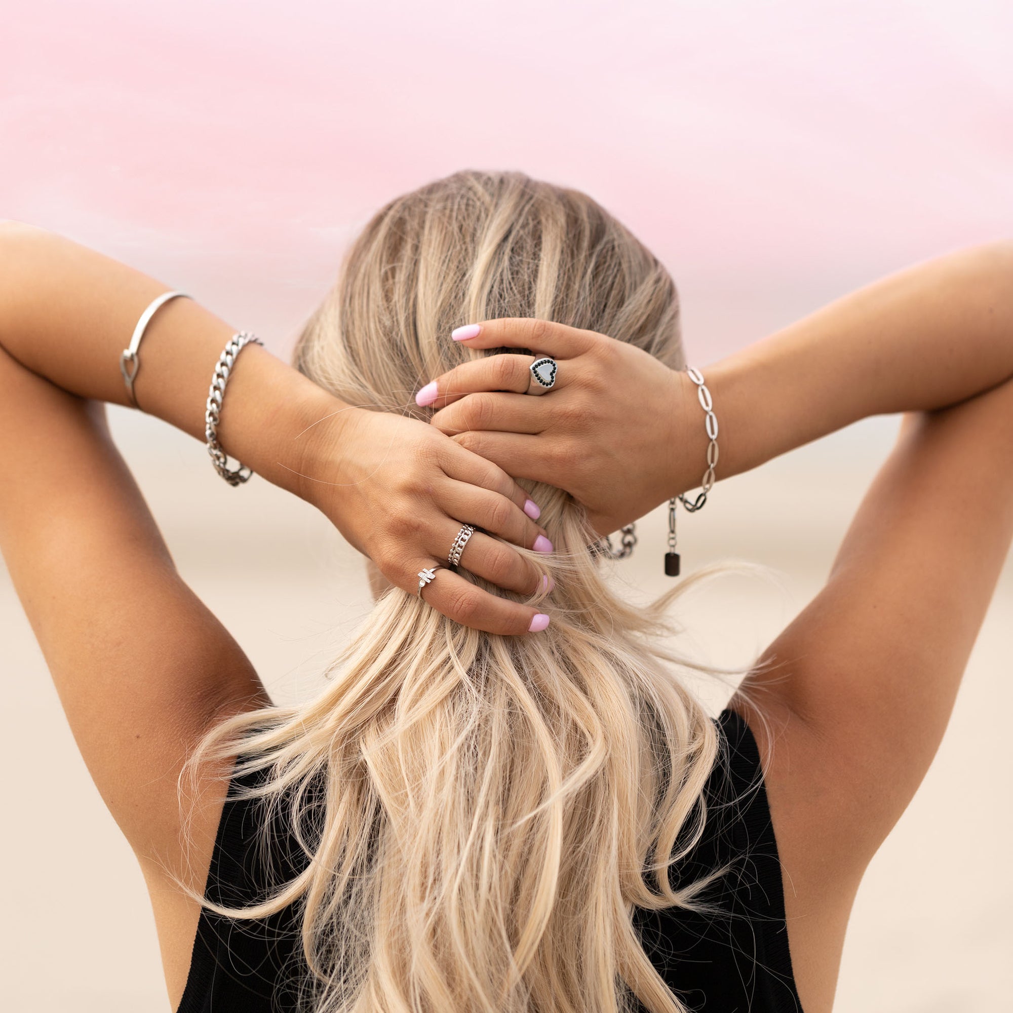 Noir heart - Tarnish free