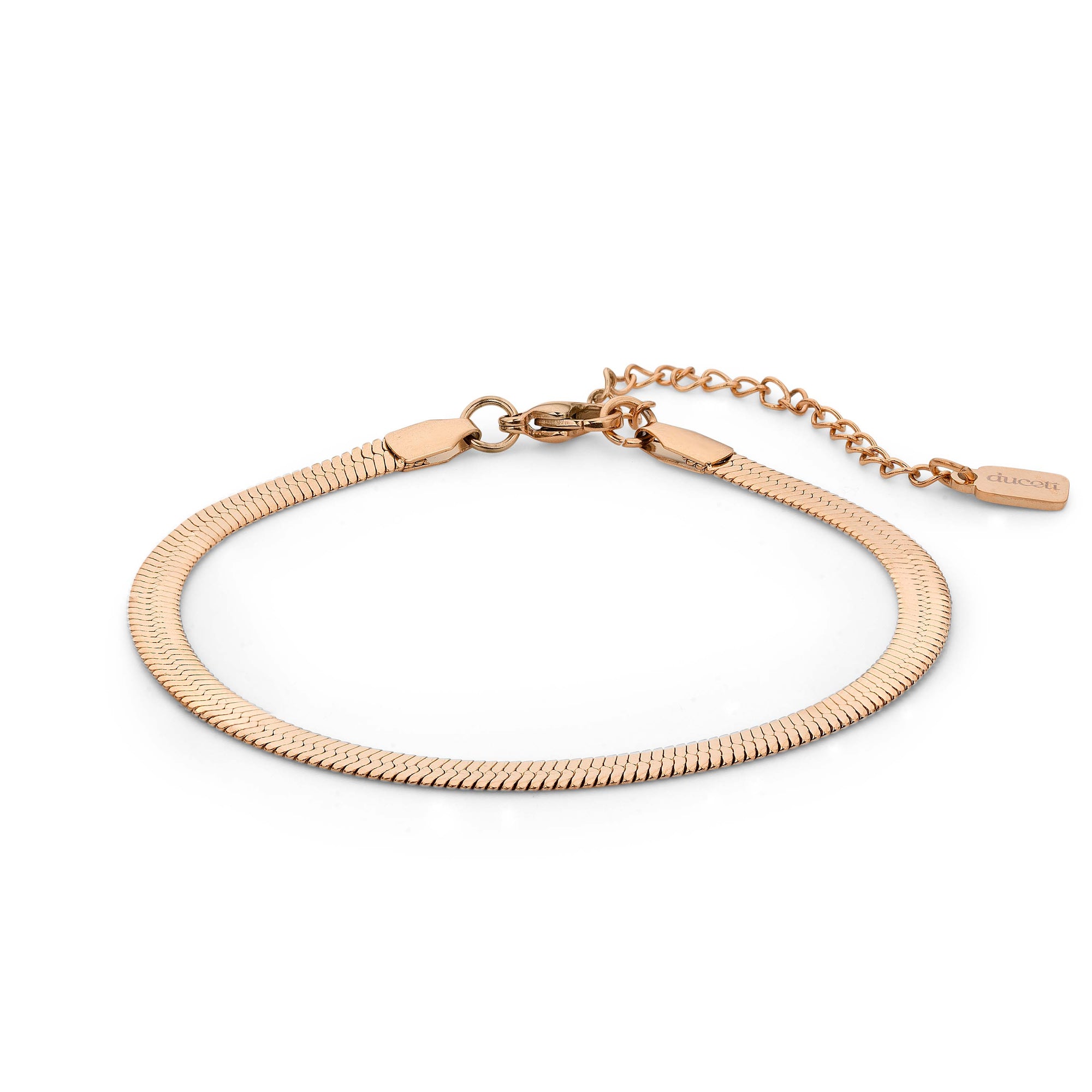 Snake bracelet rosé gold - Stainless steel