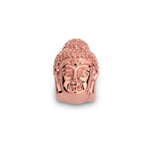 Mesh charm buddha rosé goud