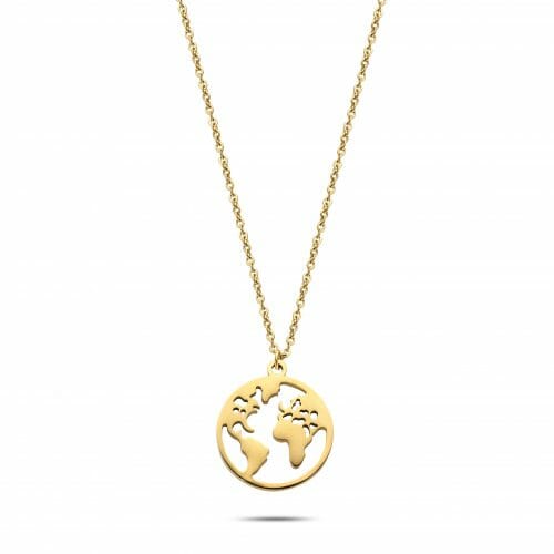 World necklace gold
